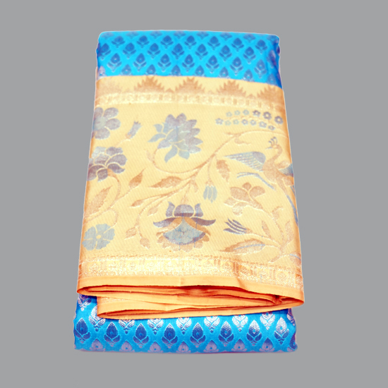 Sky Blue Color lakshanya pattu 