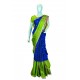 Royal blue with green color soft silk saree 