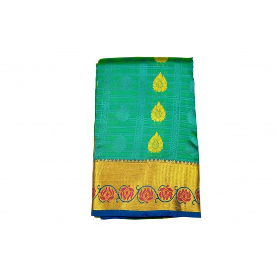 Ramer blue color soft silk saree 