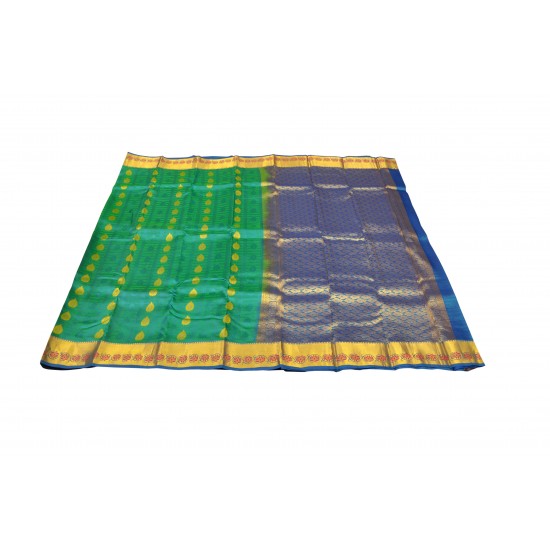 Ramer blue color soft silk saree 