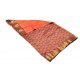 Peach with violet color soft silk saree 