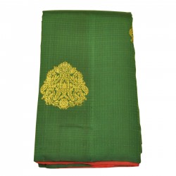 Green color pure kanchipuram silk saree