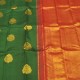 Green color pure kanchipuram silk saree