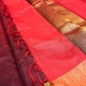 Red With Black Color Jute Silk Saree