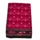 Maroon color jute silk saree