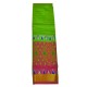 Parrot green color jute silk sarees