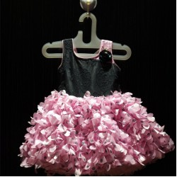 Baby Pink Color Kids Frock ( Size 22 )