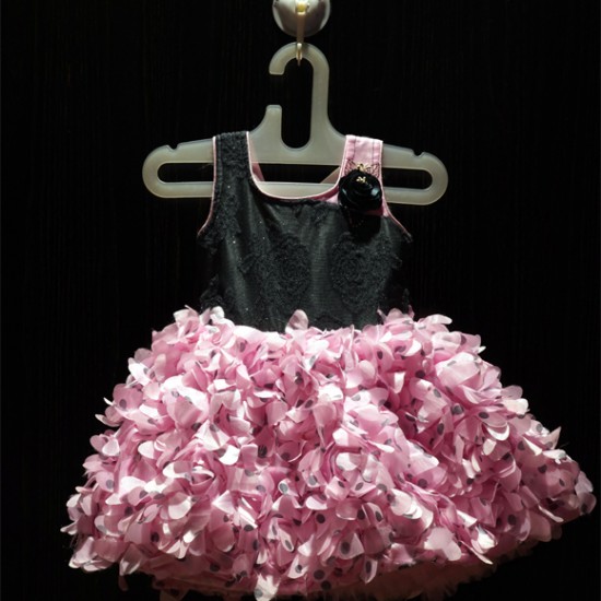 Baby Pink Color Kids Frock ( Size 22 )