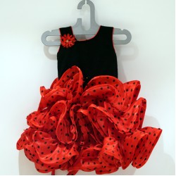 Red Color Kids Frock ( Size 18 )