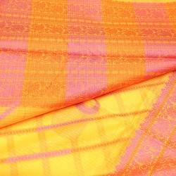 Yellow Color Manipuri Silk Saree