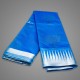 Sky Blue Silk Cotton Saree