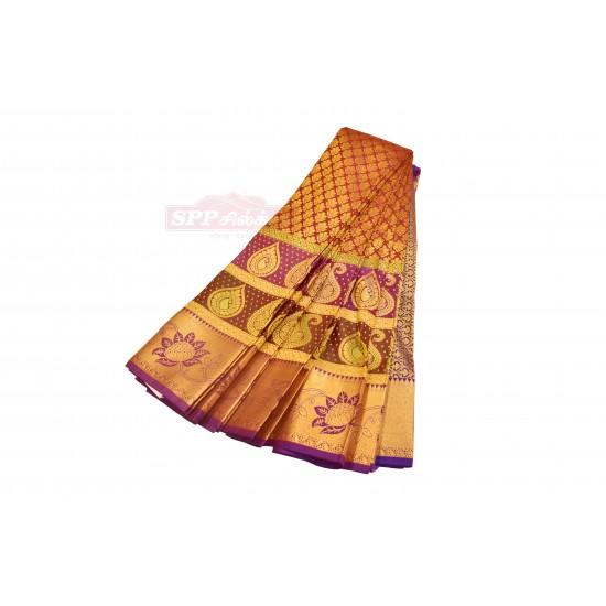 Red Color Designed Art Silk Saree