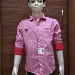 Pink colored Designed Shirt
