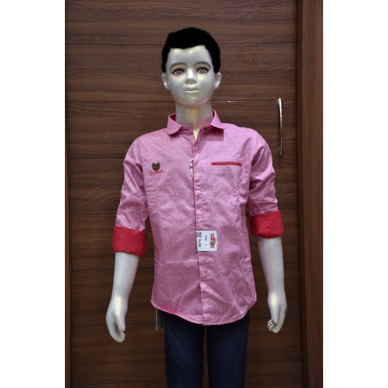 Pink colored Designed Shirt