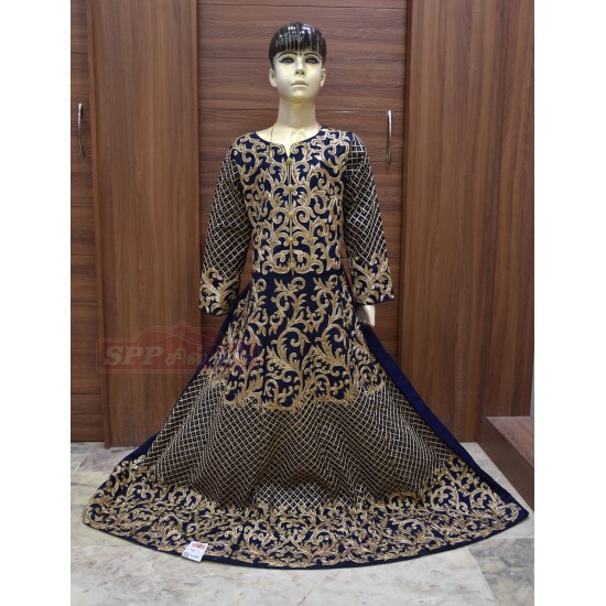 Royal Blue colored Designed Long chudi