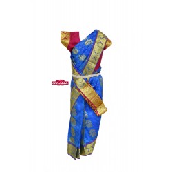 Royal Blue colored girls readymade saree