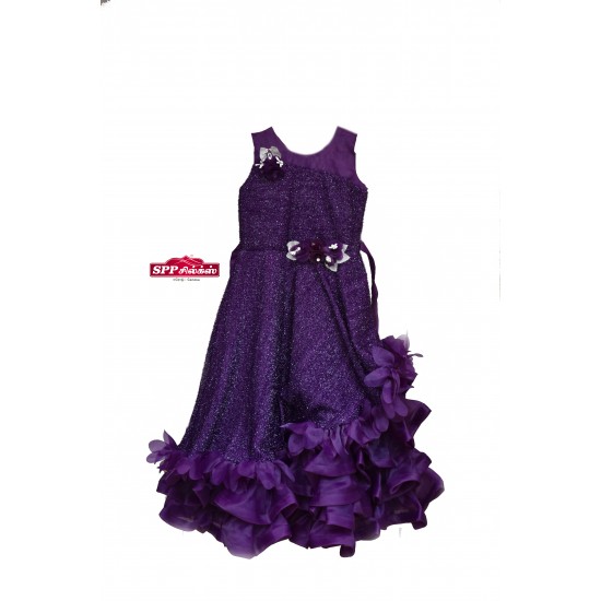 Purple sining Fancy frock