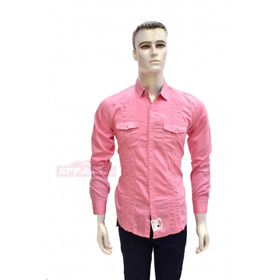 Rose colored Casual Shirt