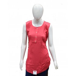 Light Red colored Western Top