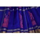 Royal Blue Bridal Silk Designed Saree