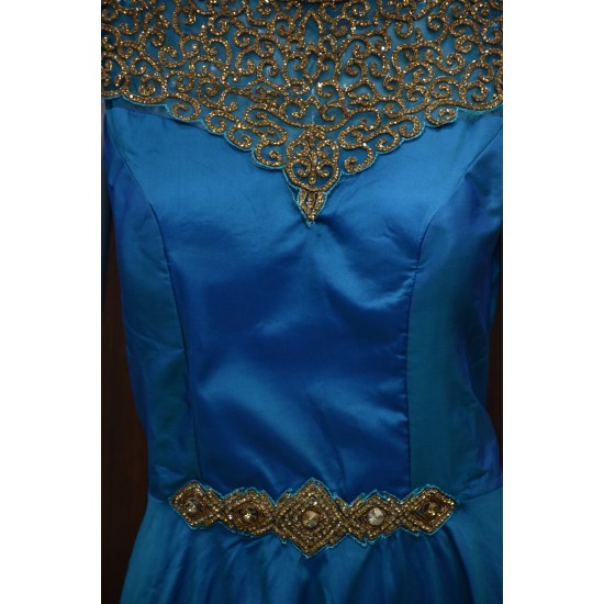 Royal Blue colored Long Frock 