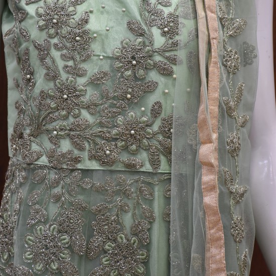 Pista Green colored Gharara 