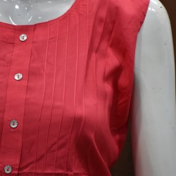 Light Red colored Western Top