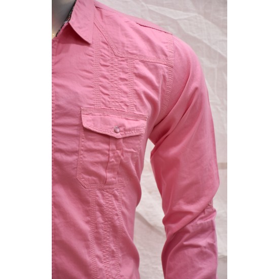 Rose colored Casual Shirt