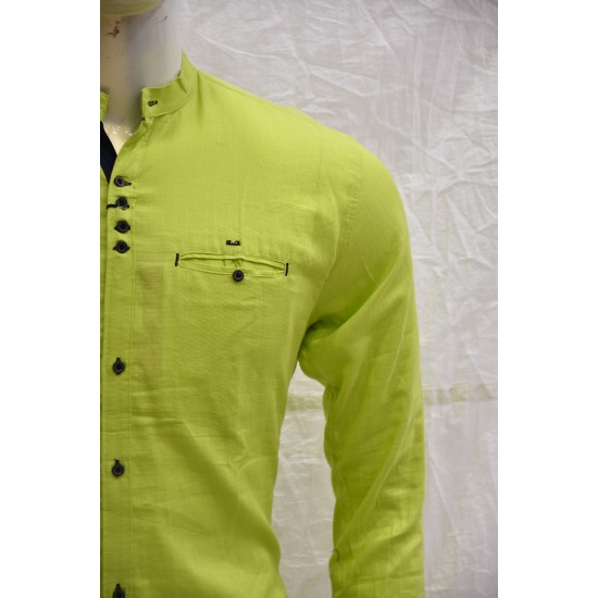 Chartreuse Green colored Shirt
